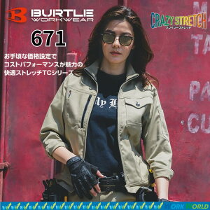 BURTLE �o�[�g�� 671 �W���P�b�g �ʔN T/C�X�g���b�`�c�C�� �j�����p ��ƒ�