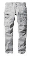 デニムテイスト1812カーゴパンツ SS-7L ユニセックス綿55%ポリエステル45% ムラ糸使い 片サイド染め2021S…