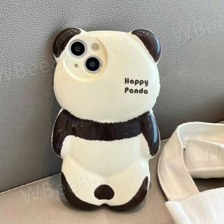 楽天市場】iphone15ケース パンダ 立体 耐衝撃 iphone15plus パンダ  