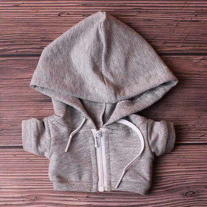 ぬいぐるみ 15cm ぬいぐるみ 着せ替え 洋服 ぬいぐるみ用服 20cm パーカー ジップアップパーカー 人形 ぬいぐるみ用 コスチューム コスプレ ぬいぐるみ専用 10cm ジップパーカー 衣替え かわい