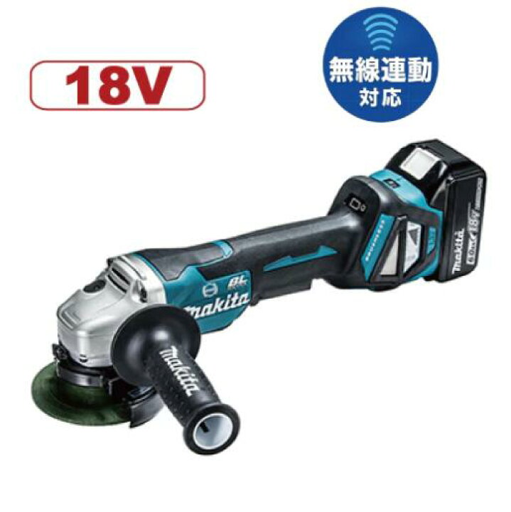楽天市場】マキタ(Makita) 100ミリ充電式ディスクグラインダ 18V6Ah 
