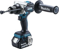 マキタ(Makita) 充電式震動ドライバドリル 18V6Ah バッテリ2本・充電器・ケース付 HP486DRGX 青