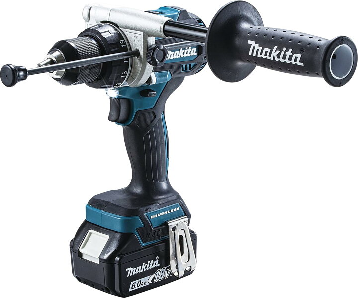 楽天市場】マキタ(Makita) 充電式震動ドライバドリル 18V6Ah バッテリ2 