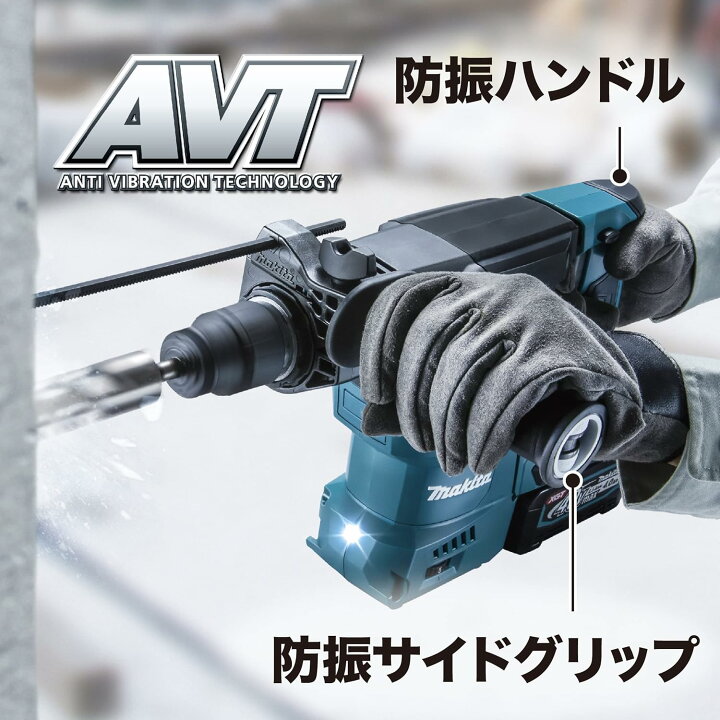 楽天市場】HR008GZKV マキタ 充電式ハンマドリル 30mm 本体のみ・集
