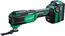 HiKOKI(ハイコーキ) 18V マルチツール CV18DA 低振動 スターロック OIS対応 バッテリー1個 ・充電器・ケース付 マルチカッター CV18DA(XPZ)