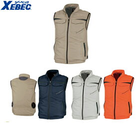 XEBEC XE98011 空調服ベスト 小さめサイズ 普通サイズ 大きめサイズ 【春夏対応 作業服 作業着 ジーベック】