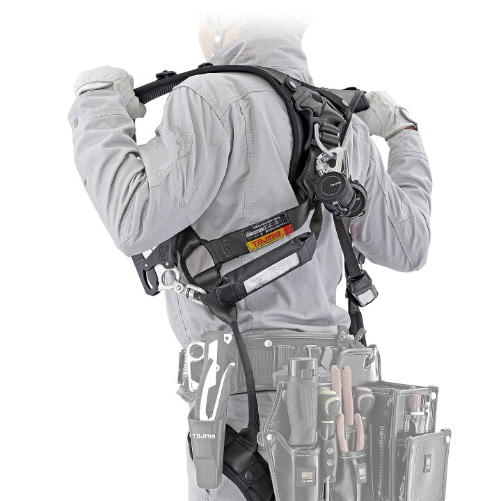 楽天市場】TAJIMA タジマ 新商品 ハオル ハーネスHAセット 黒 KR150FA 