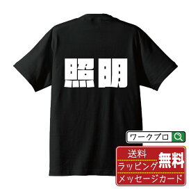 【楽天スーパーSALE P10倍】 照明 オリジナル デザイナー インパクト プリント Tシャツ 【 職業 】 メンズ レディース キッズ S M L LL XL XXL 120 130 140 150 G-S G-M G-L 【 自分Tシャツ 座右の銘tシャツ おもしろ お祝い サプライズ 等 】