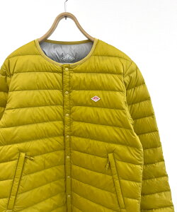 DANTON MEN'S CREWNECK INNER DOWN JACKET DANTON �_���g�� �����Y �N���[�l�b�N �C���i�[�_�E���W���P�b�g 2025AW ���C���[�h �^�E�����[�X �A�E�g�h�A �X�^�b�t�T�b�N�t��