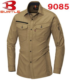 バートル BURTLE 長袖シャツ 5/シルバー 9085 メンズ