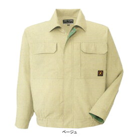 作業着 作業服 コーコス P-5581 防汚・製品制電 長袖ブルゾン XL(＝3L＝EL)サイズ・ラベンダー21[作業服から事務服まで総アイテム数10万点以上!][綺麗で丁寧な刺しゅう職人の店]