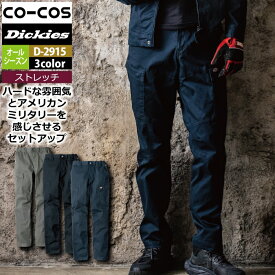 ディッキーズ Dickies 作業服 作業着 作業ズボン D-2915 ストレッチヘリンボーンカーゴパンツ SS-6L