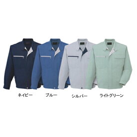 Pt10倍6月5日限定 作業着 作業服 サンエス AG20771 長袖ブルゾン XL(＝3L＝EL)サイズ[作業服から事務服まで総アイテム数10万点以上!][綺麗で丁寧な刺しゅう職人の店]