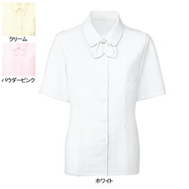 事務服・制服・オフィスウェア ヌーヴォ FB7088 ブラウス/リボン付（半袖） 5号～19号