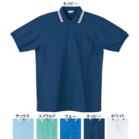 作業着 作業服 自重堂 24454 半袖ポロシャツ XL(＝3L＝EL)サイズ・ネイビー011
