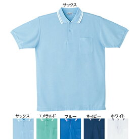 作業着 作業服 自重堂 24454 半袖ポロシャツ XL(＝3L＝EL)サイズ・サックス016