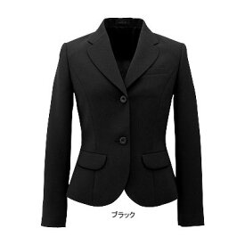 事務服・制服・オフィスウェア ピエ J9570-99 ジャケット(ピンクドット) 15号・ブラック