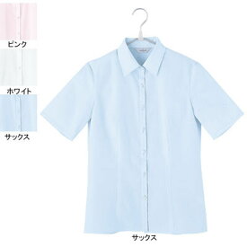 事務服・制服・オフィスウェア ピエ B2420-20 半袖ブラウス 5号-15号
