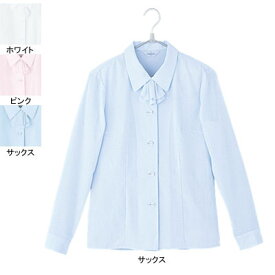 事務服・制服・オフィスウェア ピエ B2431-20 長袖ブラウス 17号-19号