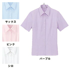 オフィスウェア ピエ B2710 半袖ブラウス 17号-19号