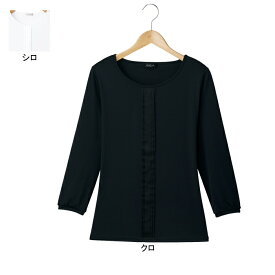 事務服・制服・オフィスウェア ピエ HCN8201 カットソー(八分袖) 5L