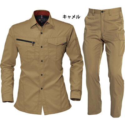 長袖シャツ上下セット春夏用バートル6083長袖シャツ&6086カーゴパンツS〜3L作業服・作業着