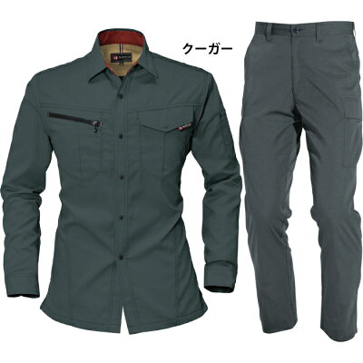 長袖シャツ上下セット春夏用バートル6083長袖シャツ&6086カーゴパンツS〜3L作業服・作業着