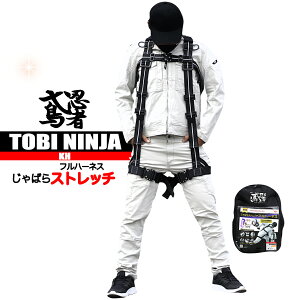 フルハーネス 鳶忍者 【じゃばらストレッチ】 ハーネス本体のみ FIPGSL-L2 新規格 KH 基陽