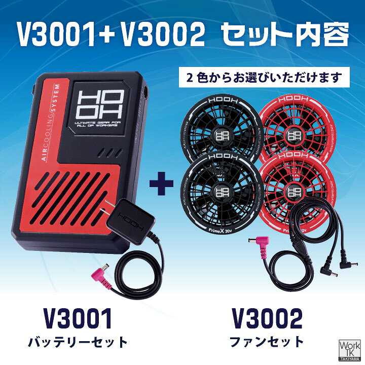 楽天市場】[2026年新型] [即日出荷] HOOH 30V バッテリー ファンセット 
