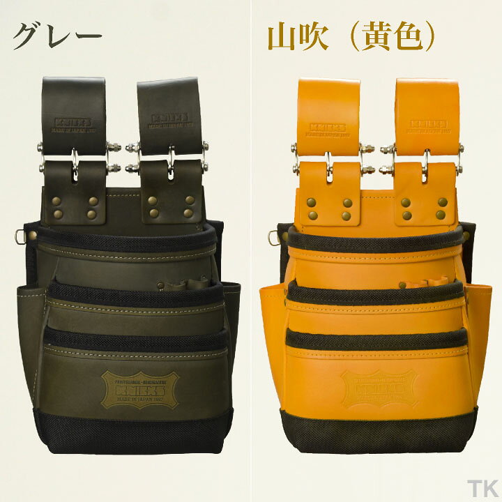 楽天市場】[即日出荷] KNICKS ニックス 総ヌメ革使用3段腰袋 [バリ 