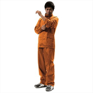 レインウェア上下セット Makku マック メンズ フェニックス2 ORANG MKU-AS7400 2302 レインスーツ 防水 雨具 ユニセックス