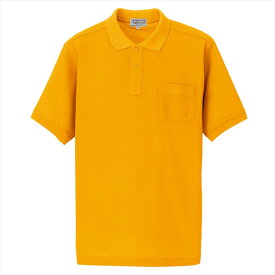 アイトス AITOZ 半袖ポロシャツ（男女兼用） ユニセックス 7615 019.イエロー 仕事服 作業着 作業服 ワークウェア