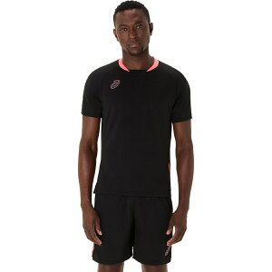 �A�V�b�N�X asics 2101A303 PRACTICE SS TOP �p�t�H�[�}���X�u���b�N �X�|�[�c 2025SS