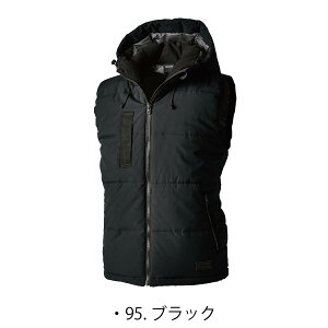 TS DESIGN ダウンベスト 防寒 保温 防風 軽量 撥水 ストレッチ 反射機能 フルハーネス対応 秋冬 1928