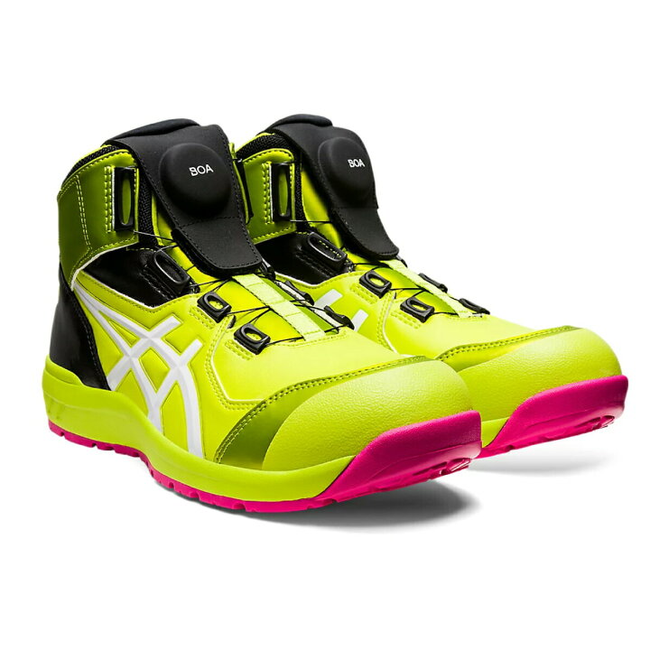 楽天市場】asics 安全靴 CP304 Boa 限定色 ネオンライム/ホワイト 
