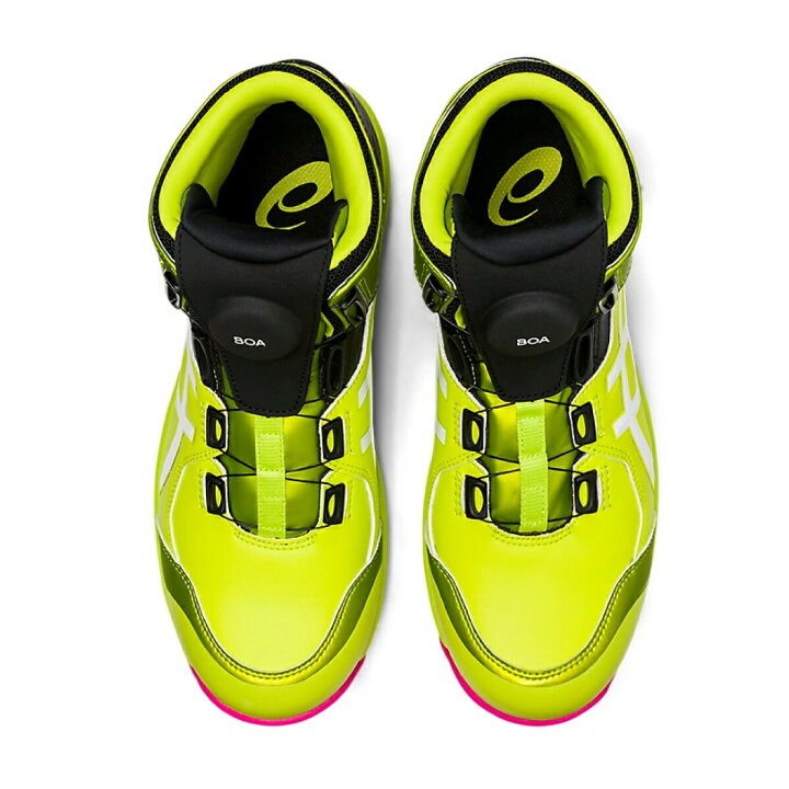 楽天市場】asics 安全靴 CP304 Boa 限定色 ネオンライム/ホワイト 
