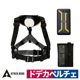 アイスキーパー MEGAMAX ペルチェ 3個タイプ フルセット 無音 アタックベース 着る冷蔵庫 熱中症対策 ベルトタイプ 200250