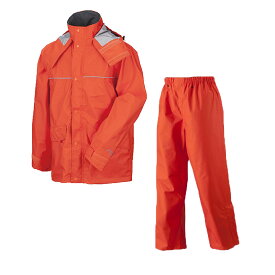 合羽 レインウェア 千両万両 廃番 特価 3層レイン 上下セット オレンジ 透湿 軽量 耐久 快適 日本製 アーヴァン 9850