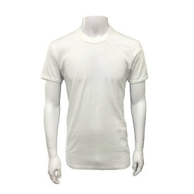 肌着 インナー 半袖 丸首 シャツ クルーネック 綿100% 2枚組 抗菌防臭 働く良品 M/L/LL 8959
