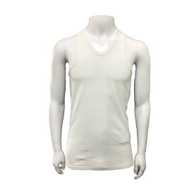 肌着 インナー ランニング シャツ 綿100% 2枚組 抗菌防臭 働く良品 M/L/LL 8960