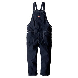 サロペット ストレッチデニム つなぎ アウトドア インディゴ Dickies コーコス信岡 D-709