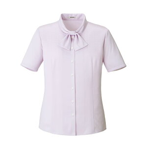 ボンマックス BONMAX ブラウス 半袖ブラウス RB4566 トップス レディース 半袖 リボンタイ 洗える 抗菌 防臭 ニット ストレッチ オフィス ユニフォーム 事務服 制服 春 夏 5号 7号 9号 11号 13号 15号