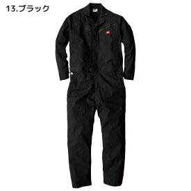 Dickies ディッキーズ ストレッチツイルツナギ D-726 つなぎ 長袖 ストレッチ 作業服 作業着 メンズ レディース 男性 女性 男女兼用 ユニセックス ハンマーループ ツールポケット ワークウェア カジュアル アウトドア ブラック タンカーキ 秋冬 春夏 SS S M L LL 3L 4L 5L