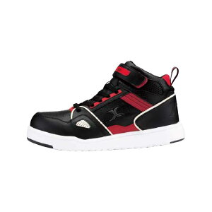 ジーベック 安全靴 XEBEC セーフティーシューズ 85115 安全靴 作業靴 樹脂先芯 男女兼用 ユニセックス ミッドカット 面ファスナー 23.0cm-29.0cm ホワイト ブラック EEEE(4E) 大きいサイズ対応