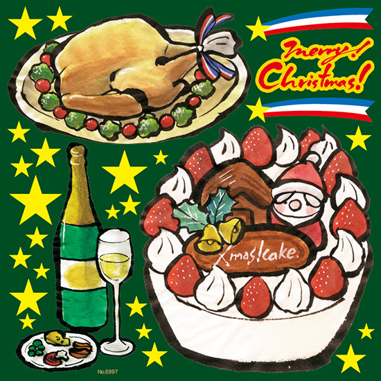 流行 高級品 パーティ デコレーション オシャレ シール イタリアン 19 クリスマス No.6997