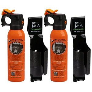 �y2�{���zUDAP �x�A�X�v���[ �O���Y�K�[�h�z���X�^�[�t�� 2�{�Z�b�g�@UDAP BEAR SPRAY WITH GRIZ GUARD HOLSTERS, 2-PACK