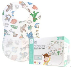 トイストーリー【60枚入】ディズニービブスター 使い捨てエプロン Disney Bibster 60 count Toy Story