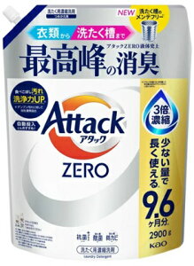 �y2.9kg�z�A�^�b�N �[�� �ߗ��p��� �l�ւ� 2900g�@Attack Zero Liquid Laundry Detergent