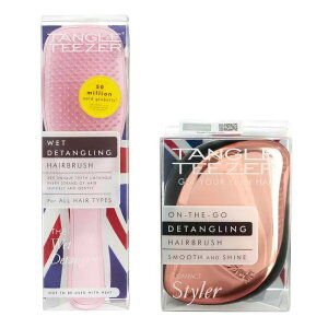 �^���O���e�B�[�U�[ TEEZER �U�E�A���e�B���b�g�f�B�^���O���[ & �R���p�N�g�X�^�C���[ TANGLE TEEZER The Ultimate Detangler & Compact Styler �w�A�u���V