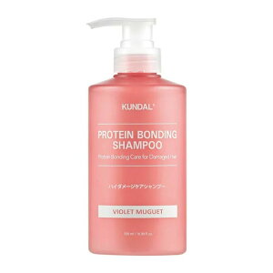 KUNDAL �v���e�C�� �_���[�W�P�A �V�����v�[ 500mL KUNDAL Protein Bonding Shampoo 500mL �؍��R�X�� �w�A�P�A ��C �g���[�g�����g ���񂾔� ���炳�� ���� ���� �􂢗��� ���f�B�[�X �{�g�� ��e��